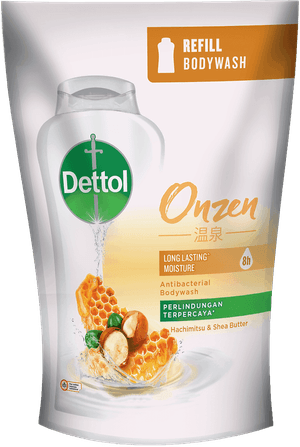 Sabun Cair Anti Bakteri Dettol Onzen Hachimitsu