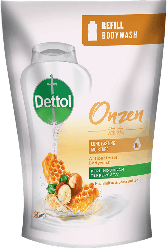 Sabun Cair Anti Bakteri Dettol Onzen Hachimitsu