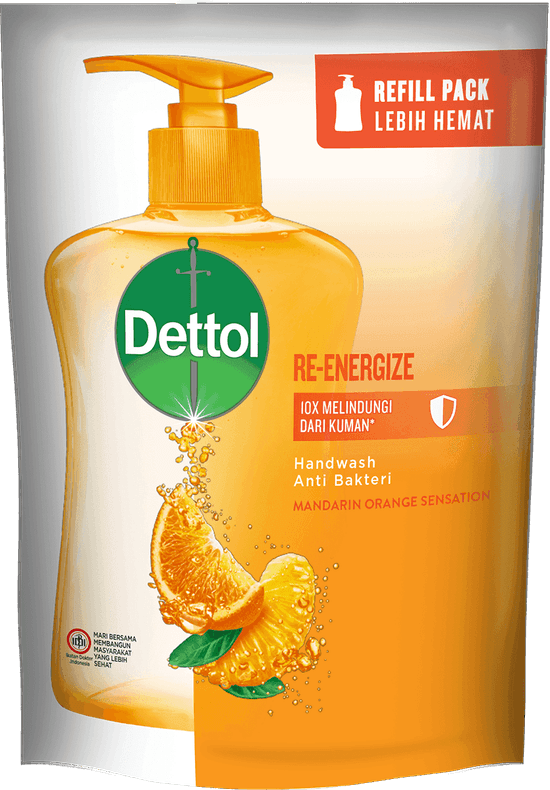Sabun Cuci Tangan Anti Bakteri Dettol Re-Energize