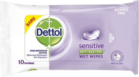 Dettol Anti Bakteri Wet Wipes Sensitive